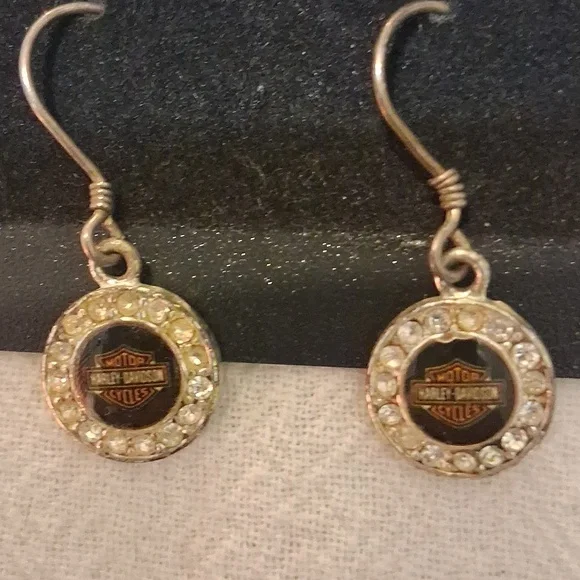 Harley Davidson Earrings - Picture 2 of 4